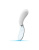 Orion Glass Vibrator 2 - Уникальный стеклянный вибратор, 8.5х3.4 см (белый)